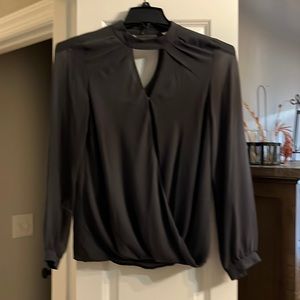 Charcoal gray blouse